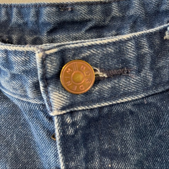 Urban Outfitters BDG Checky Super High Rise Medium Wash Cutoff Short Frayed-30 - Picture 5 of 9